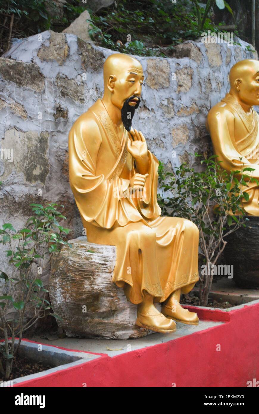 Man Fat Sze Ten Thousand Buddhas Monastery, 220 Pai Tau Village, Sha Tin,  Hong Kong Gold Buddhas Statues Buddhist Buddhism Architecture Worship Stock  Photo - Alamy