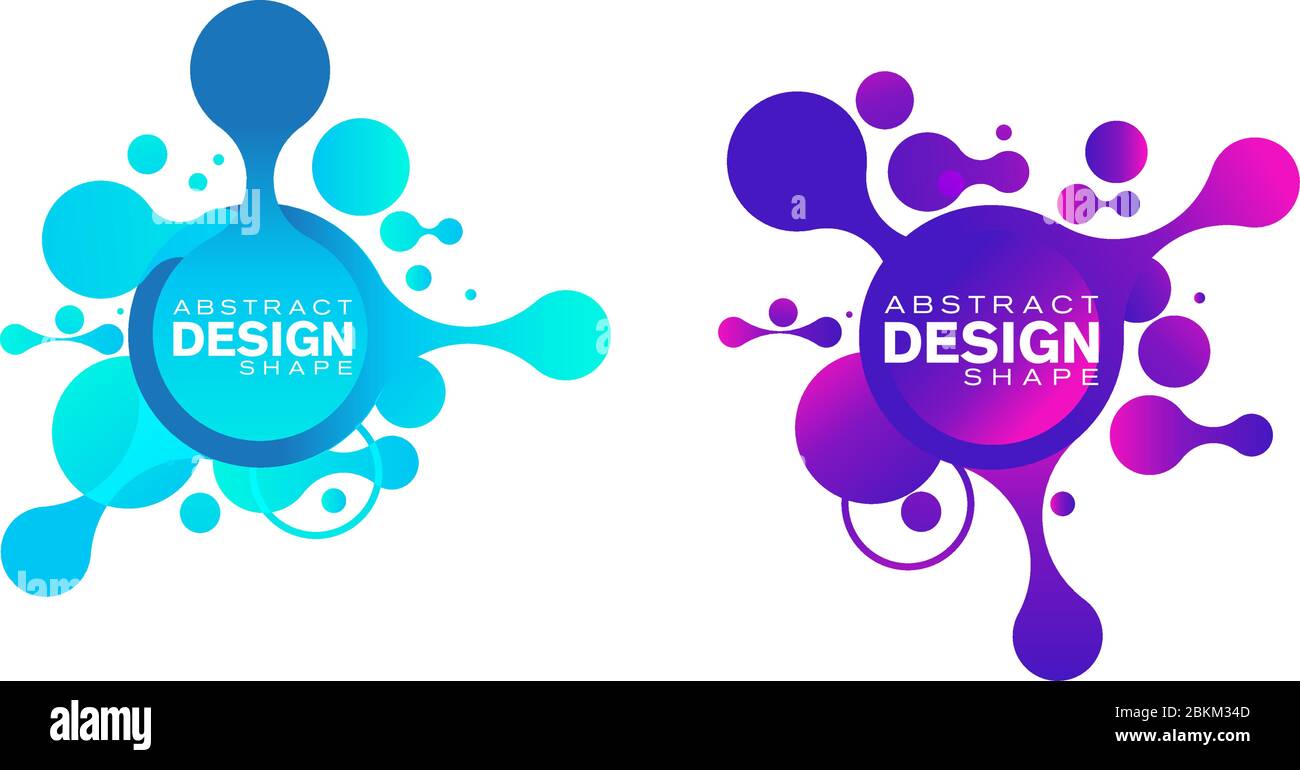 Abstract liquid shape Fluid design Vector illustration Stock Vector ...