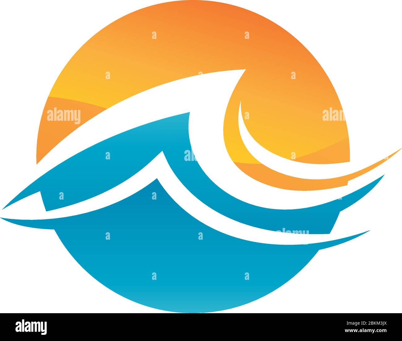 Water wave icon vector illustration design template Stock Vector Image ...