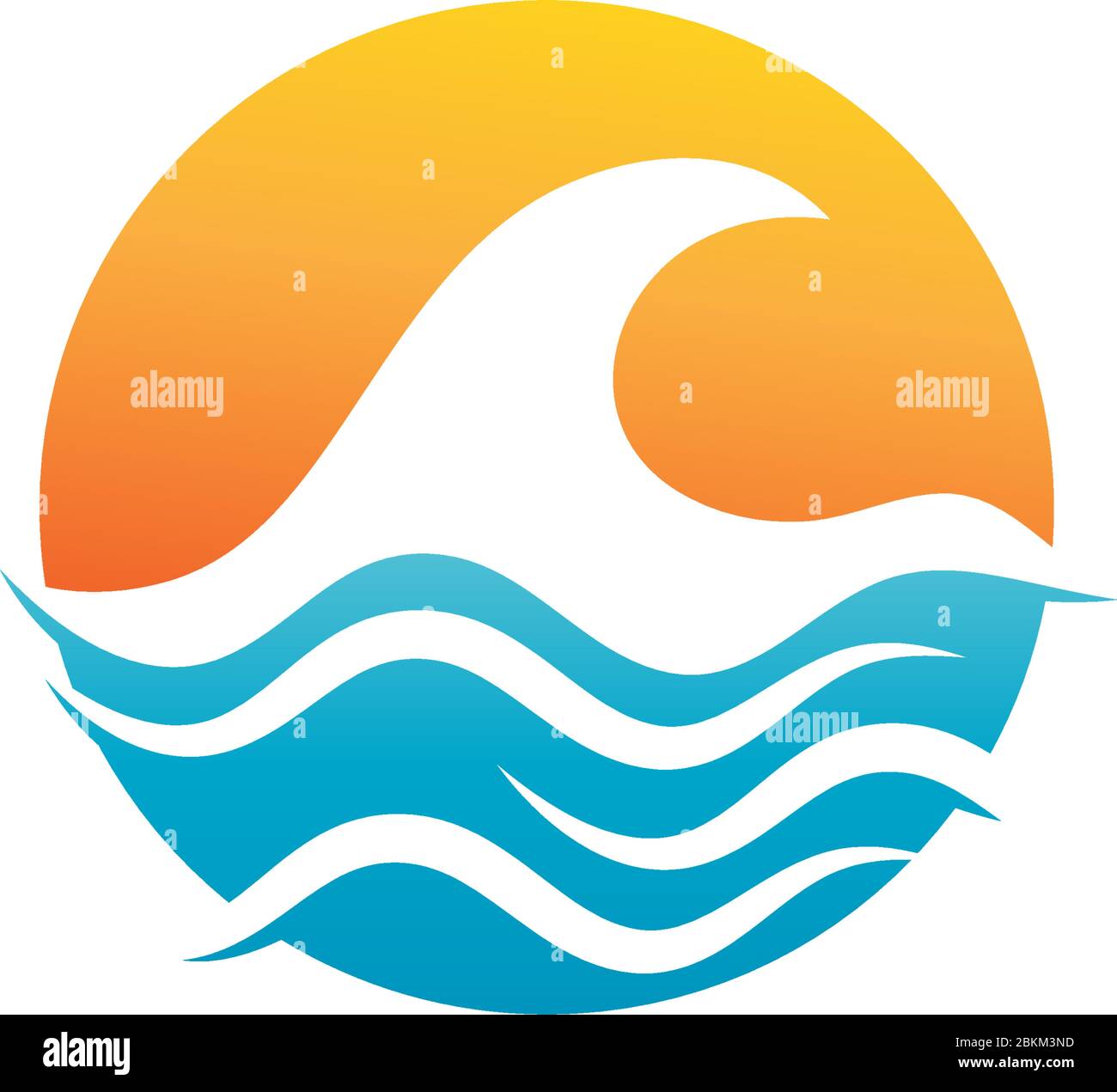 Water wave icon vector illustration design template Stock Vector Image ...