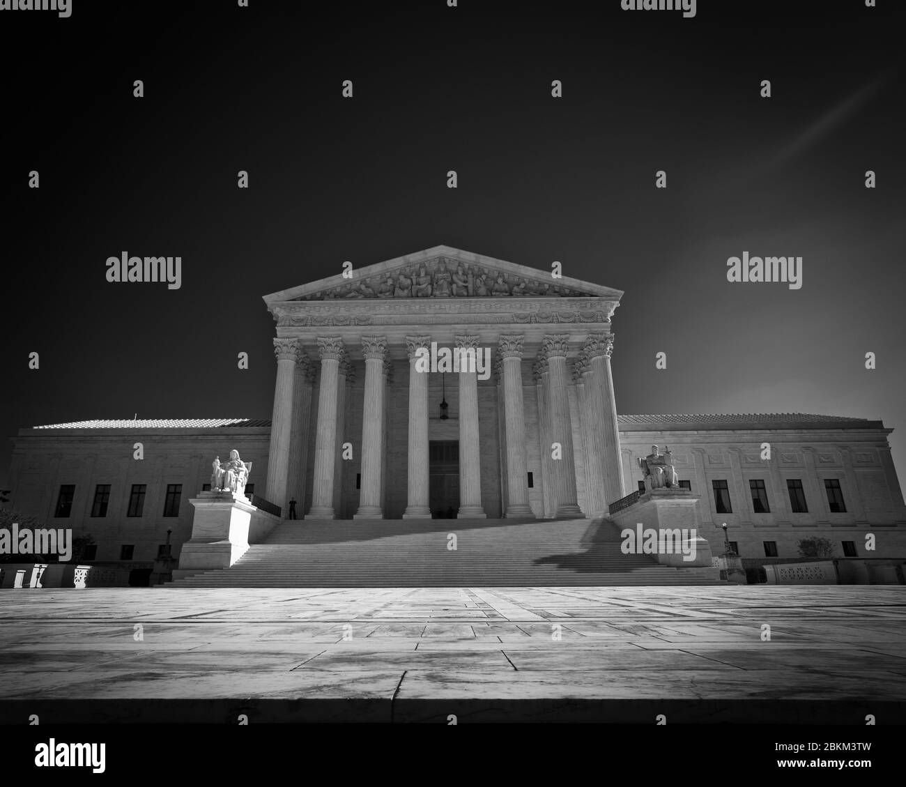 Supreme Court of the Unites States Washington DC Stock Photo