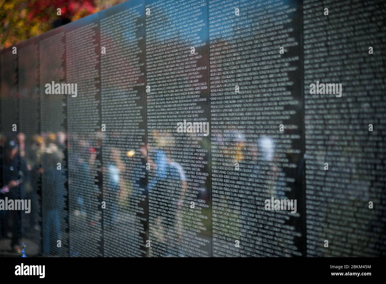 Vietnam Memorial Washington DC Stock Photo