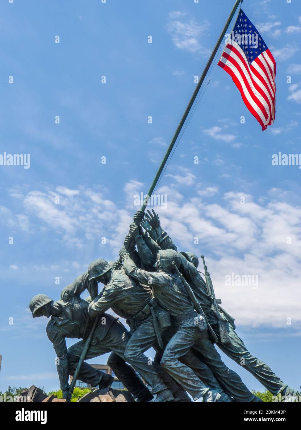 USMC Memorial, Arlington Stock Photo