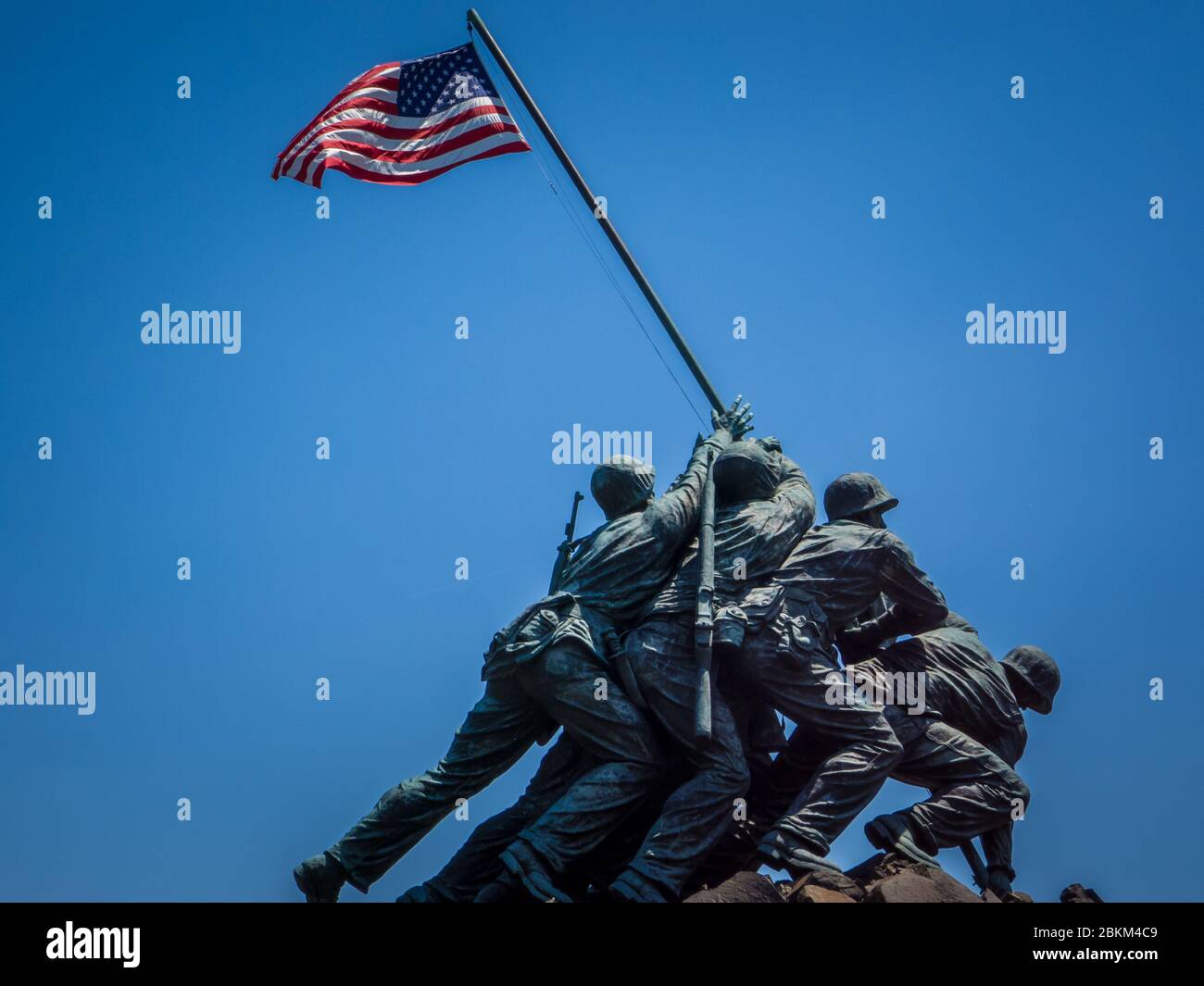 USMC Memorial, Arlington Stock Photo