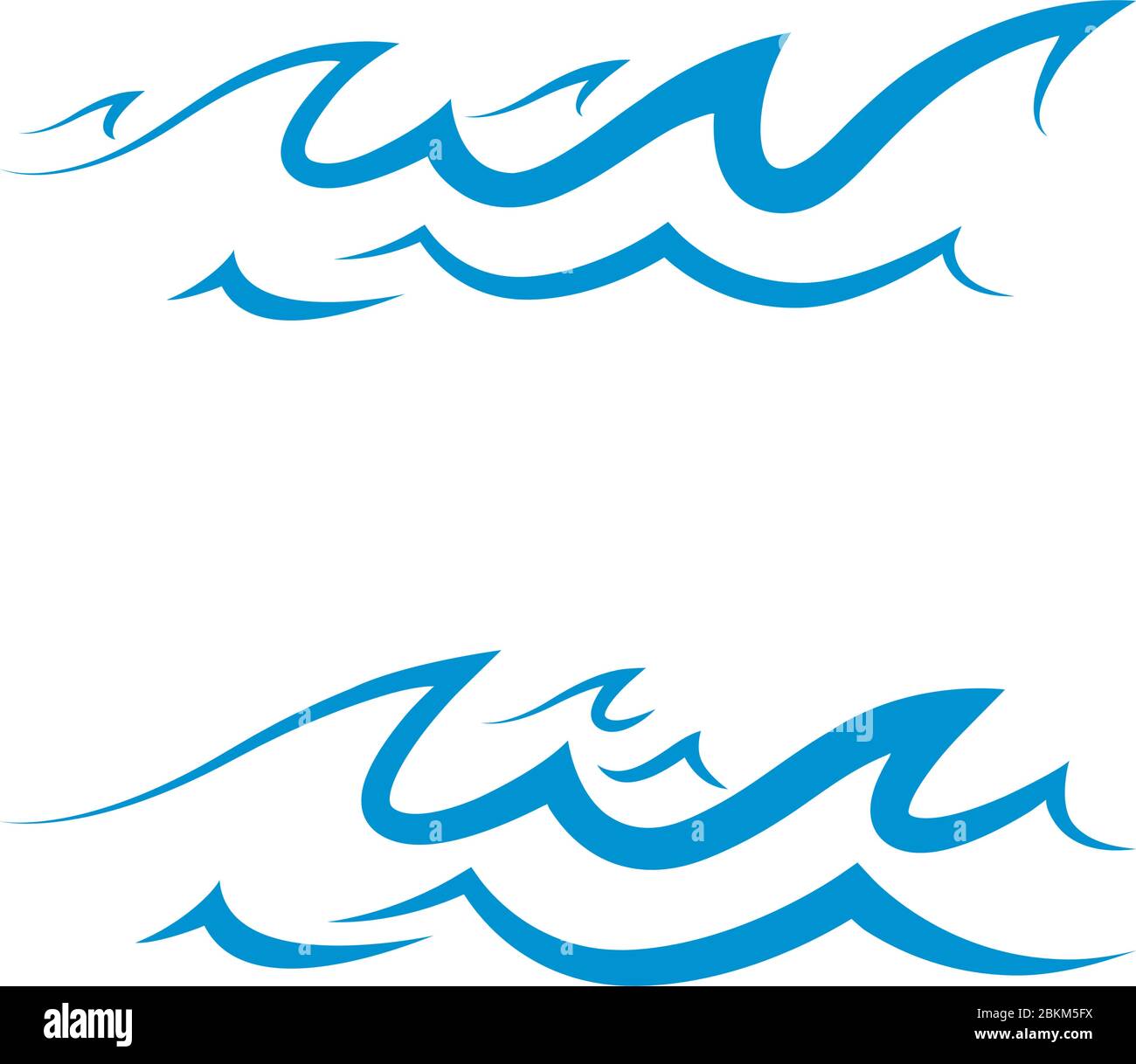 Water wave icon vector illustration design logo Stock Vector Image ...