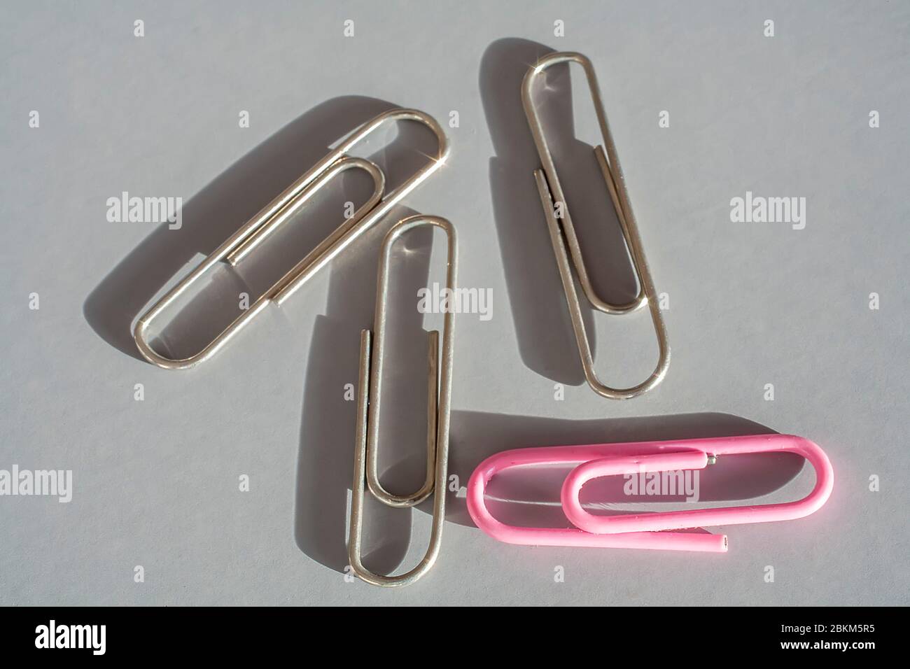 paper clips Stock Photo