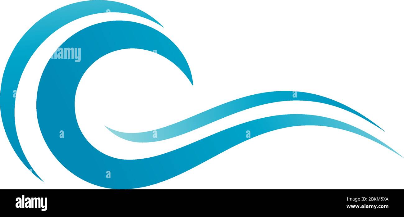 Water wave icon vector illustration design template Stock Vector Image ...