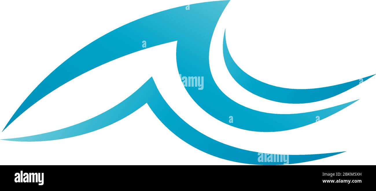 Water wave icon vector illustration design template Stock Vector Image ...
