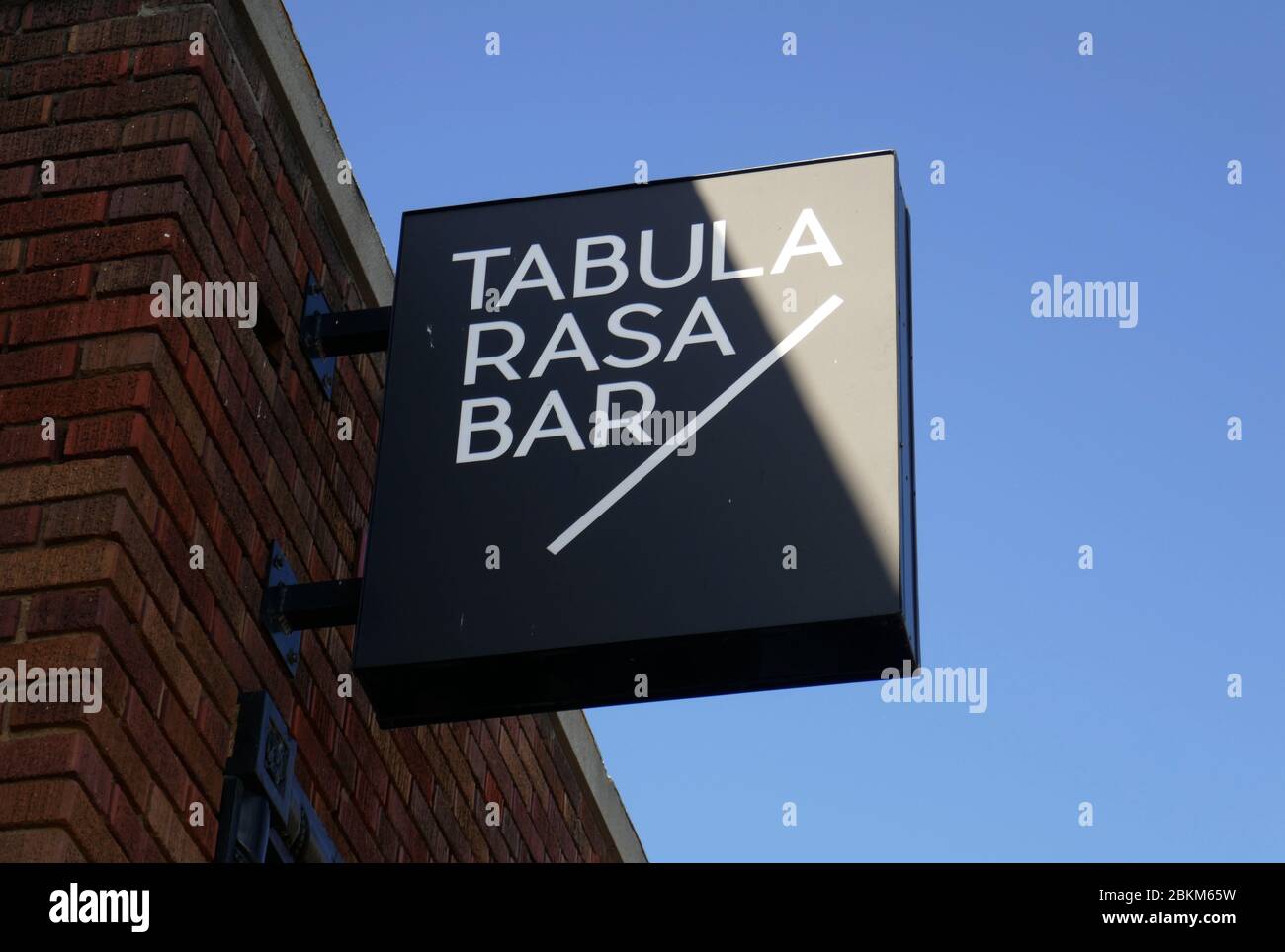 Los Angeles, California, USA 4th May 2020 A general view of atmosphere of Tabula Rasa Bar open for take out orders of food, wine and beer during Coronavirus Covid-19 Pandemic on May 4, 2020 in Los Angeles, California, USA. Photo by Barry King/Alamy Stock Photo Stock Photo