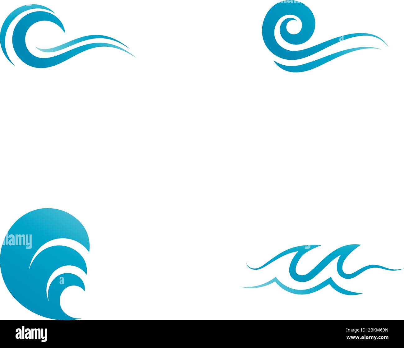 Water wave icon vector illustration design template Stock Vector Image ...
