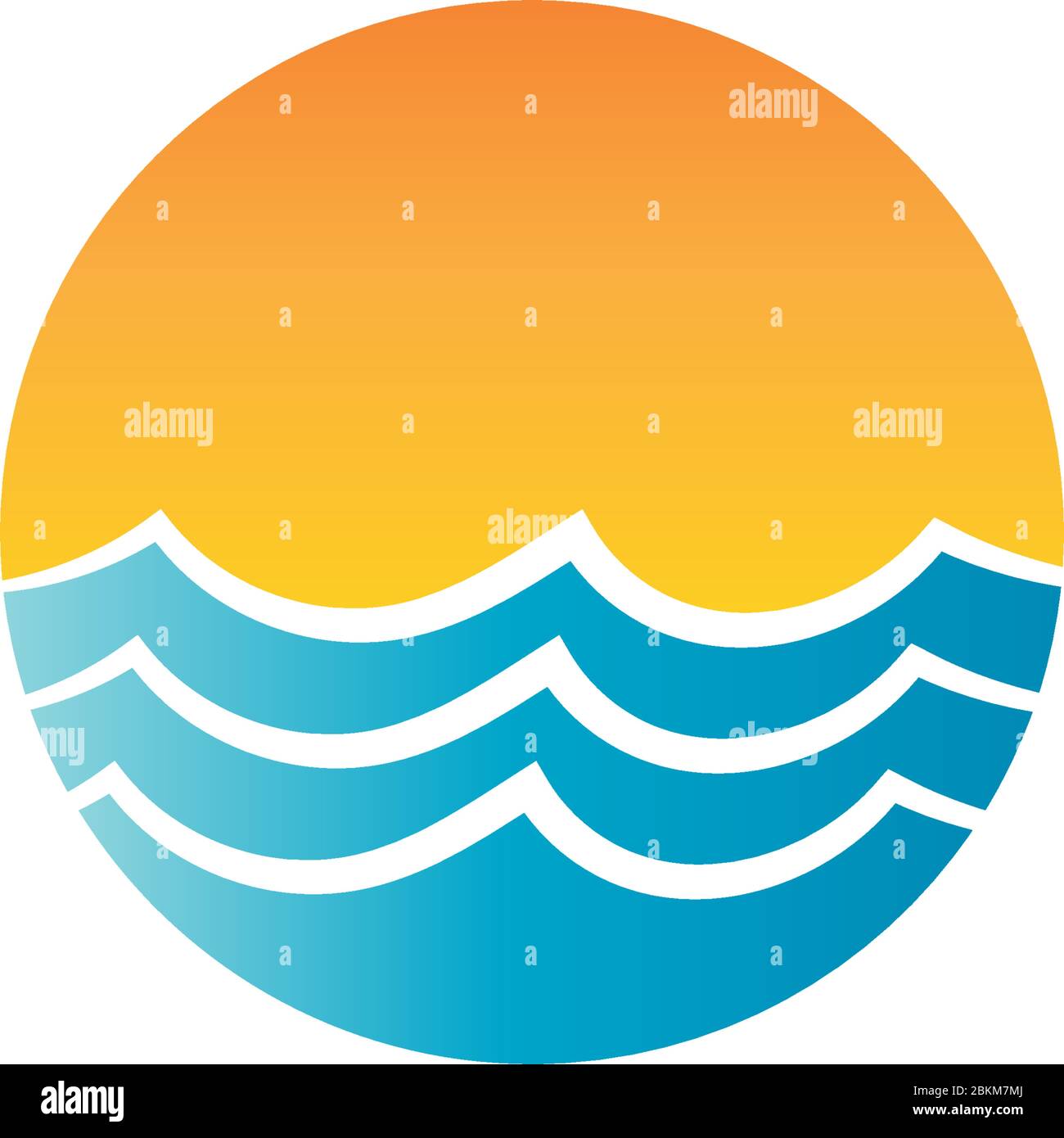 Water wave icon vector illustration design template Stock Vector Image ...