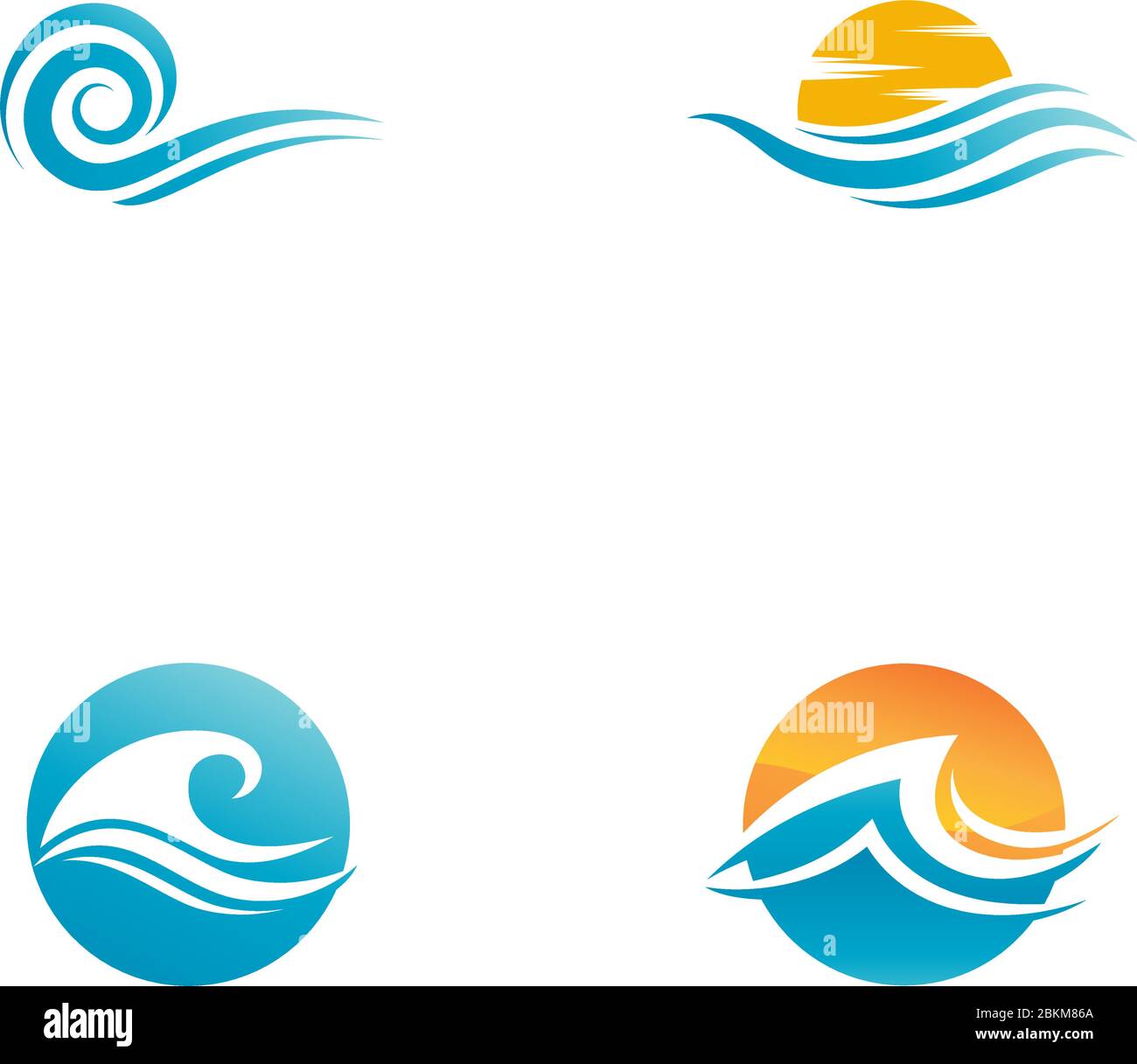 Water wave icon vector illustration design template Stock Vector Image ...