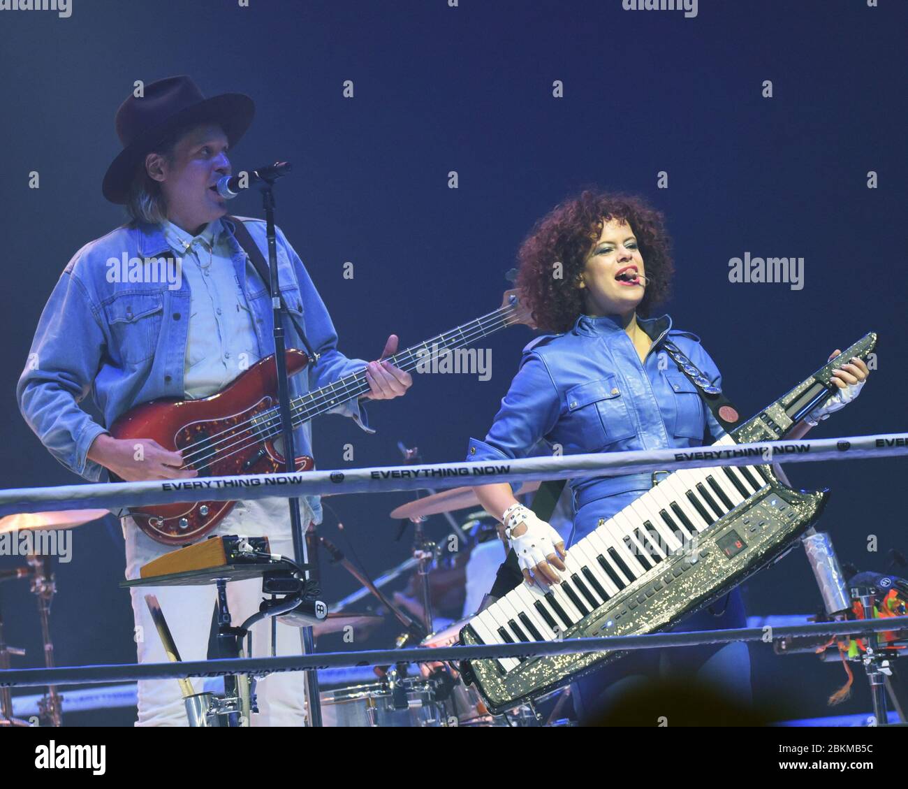 September 21 Win Butler And Regine Chassagne Of The Arcade Fire Perform At Infinite Energy Arena On September 21 2017 In Duluth Georgia Credit Chris Mckay Mediapunch Stock Photo Alamy