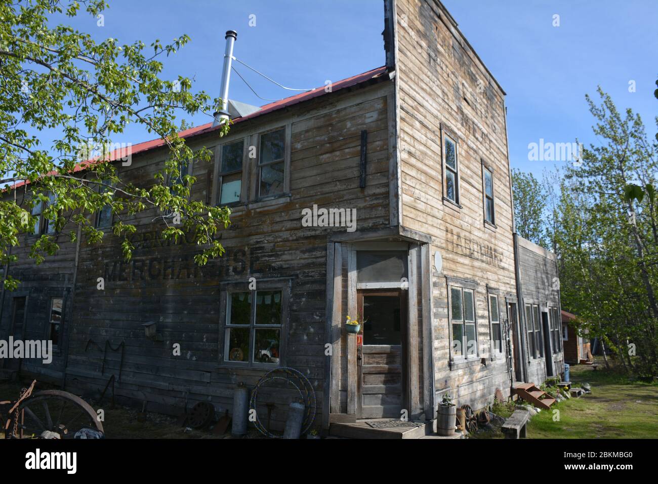 The old hardware store in downtown McCarthy, Wrangell St Elias