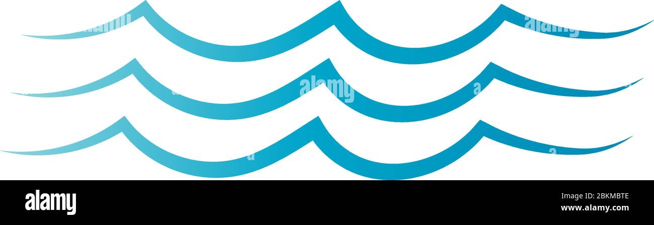 Water wave icon vector illustration design template Stock Vector Image ...