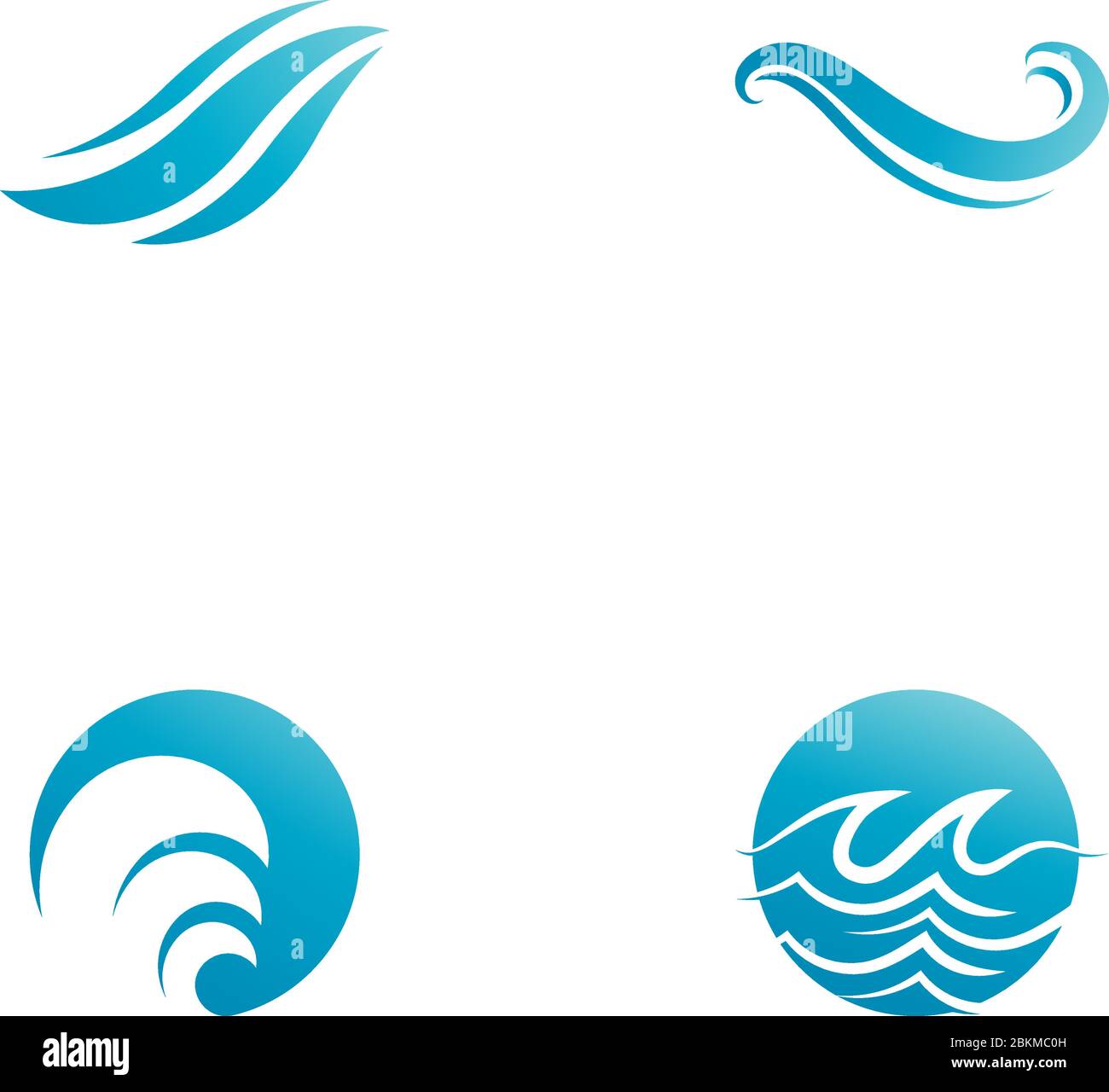 Blue ocean sunset Stock Vector Images - Alamy
