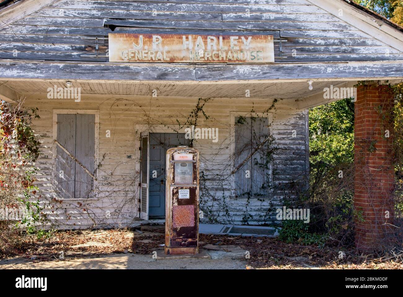 Eureka USA 20 February 2015 Old gas station in Eureka in South