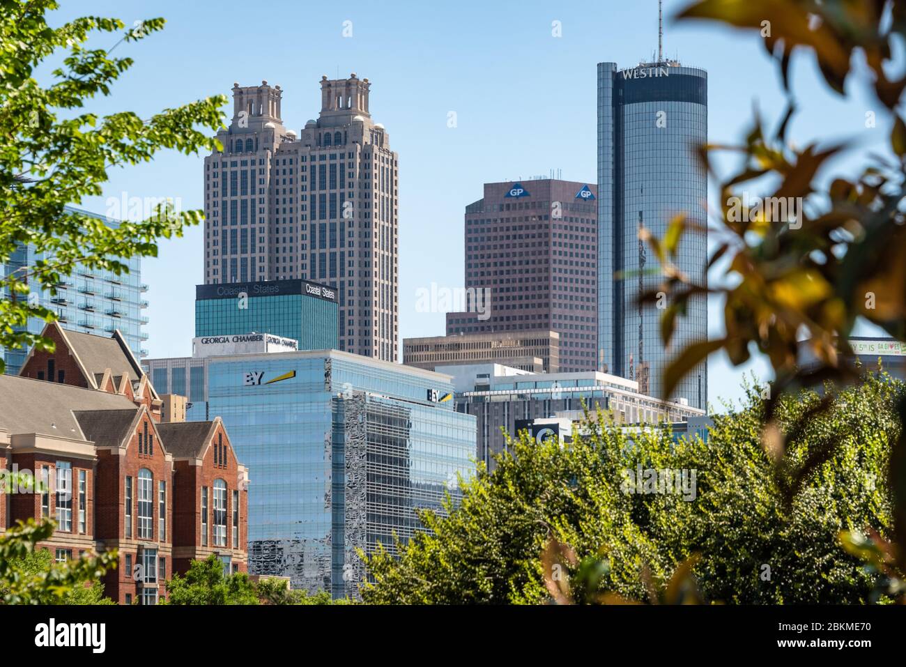 Downtown Atlanta, Georgia. (USA) Stock Photo