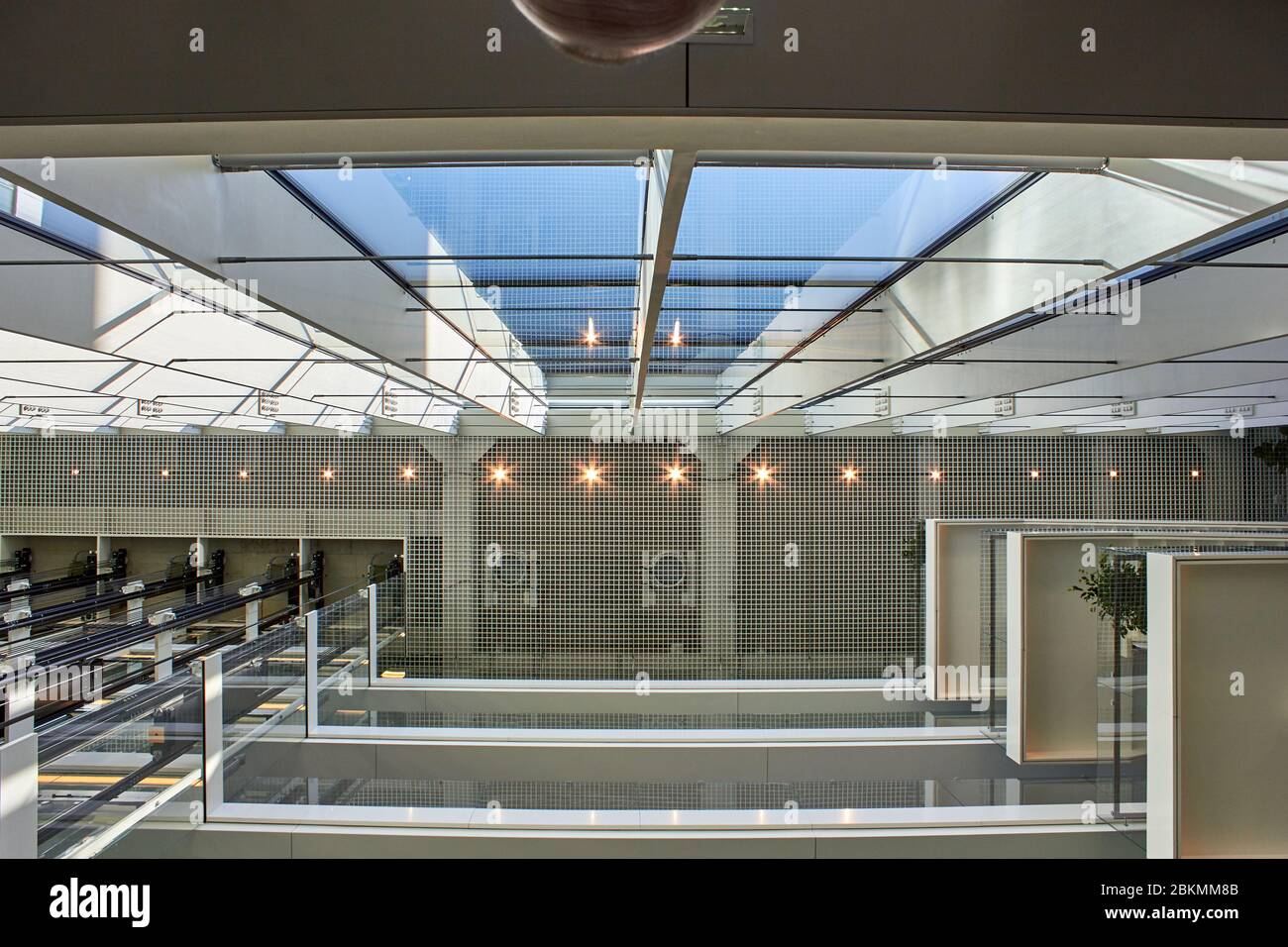 Ceiling and interior pf modern office building Stock Photo
