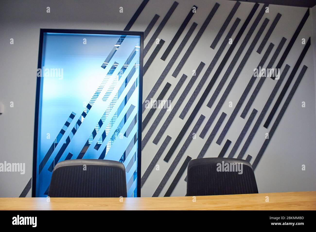 Modern office interior in meeting room Stock Photo