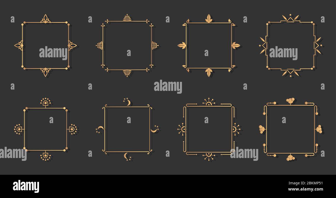 Gold Ornamental Filigree Frames Set Graphic Decorative Frame Retro Menu Art Deco Isolated On Black Elegant Decor Vintage Border For Text Wedding Invitation Card Book Isolated Vector Illustration Stock Vector Image We'll go through them, starting with the walls, followed inspired loosely by art deco principles, the thick marble disks rest gracefully on a triangular stand. https www alamy com gold ornamental filigree frames set graphic decorative frame retro menu art deco isolated on black elegant decor vintage border for text wedding invitation card book isolated vector illustration image356342253 html