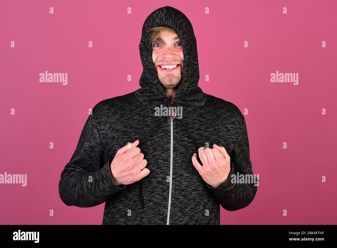 hoodie with face on hood