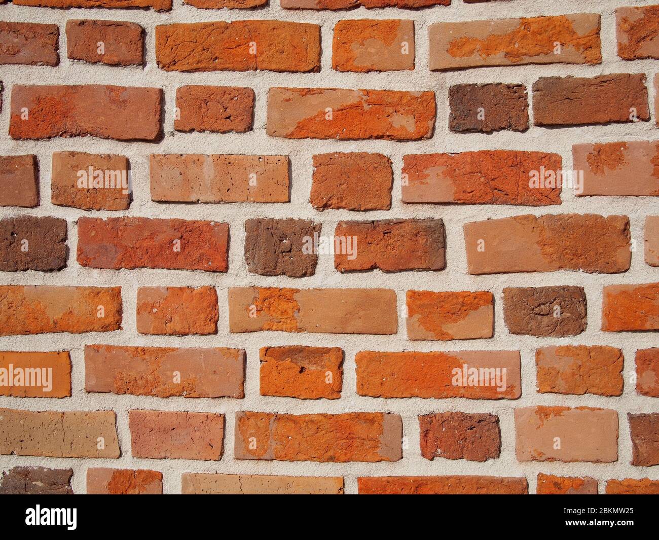 Wall made from bricks, can be used as a background Stock Photo