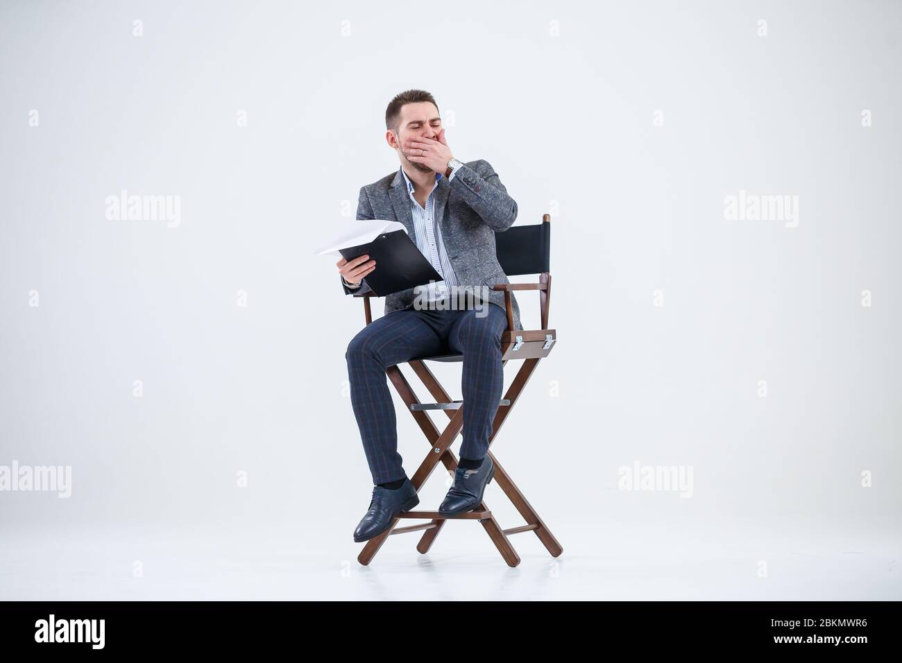 Man Throwing Chair High Resolution Stock Photography and Images Alamy