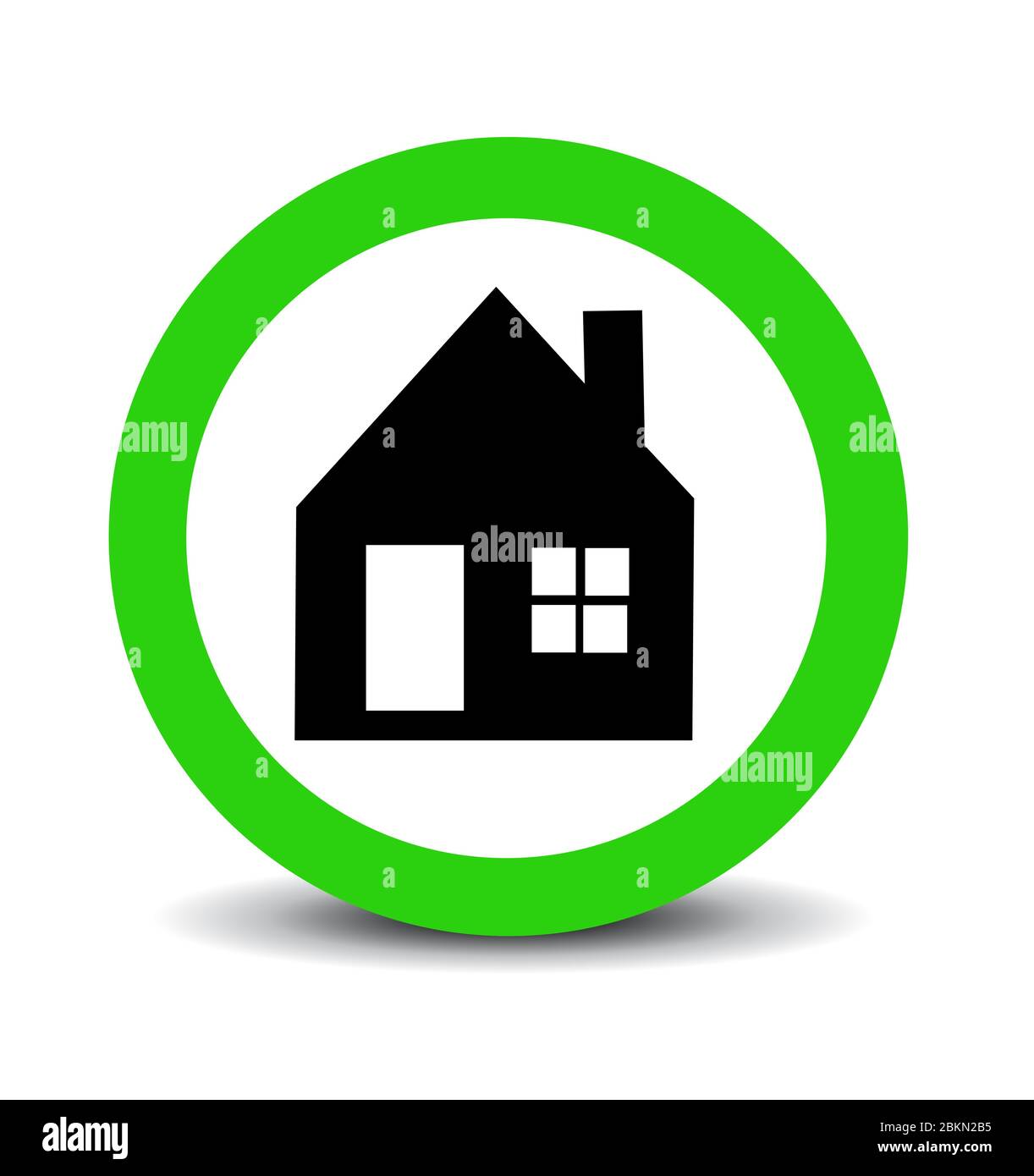stay safe at home vector illustration Stock Vector