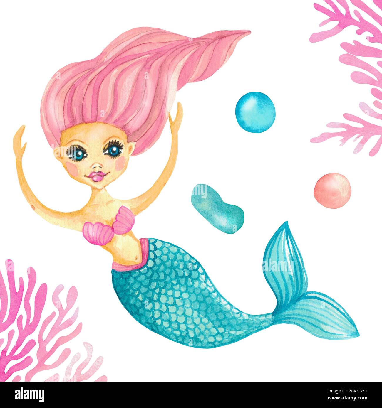 little mermaid clipart borders