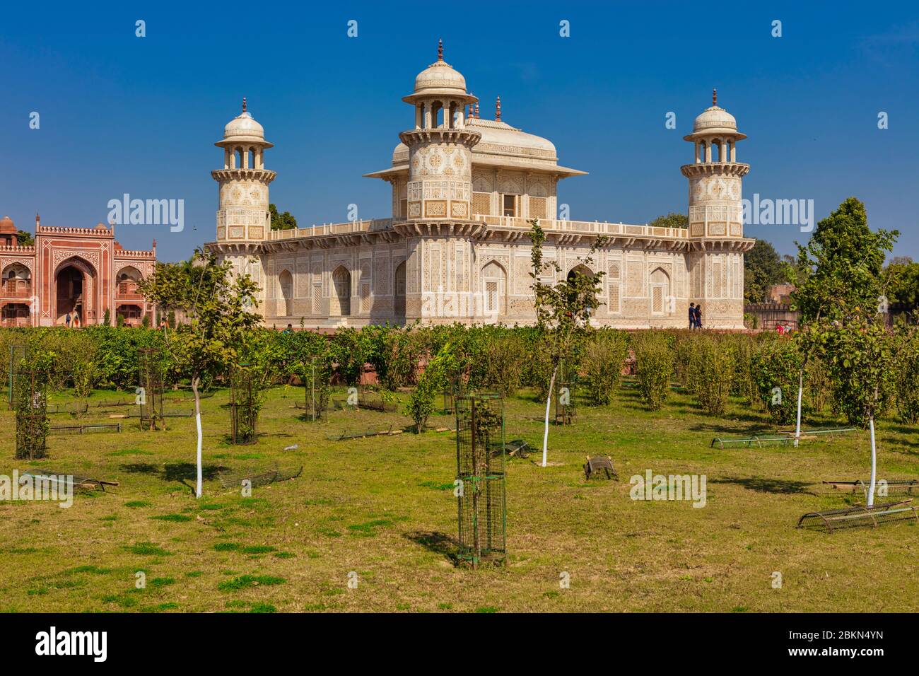 Itimad-ud-Daulah mausoleum, Baby Taj, 1628, Agra, Uttar Pradesh, India Stock Photo