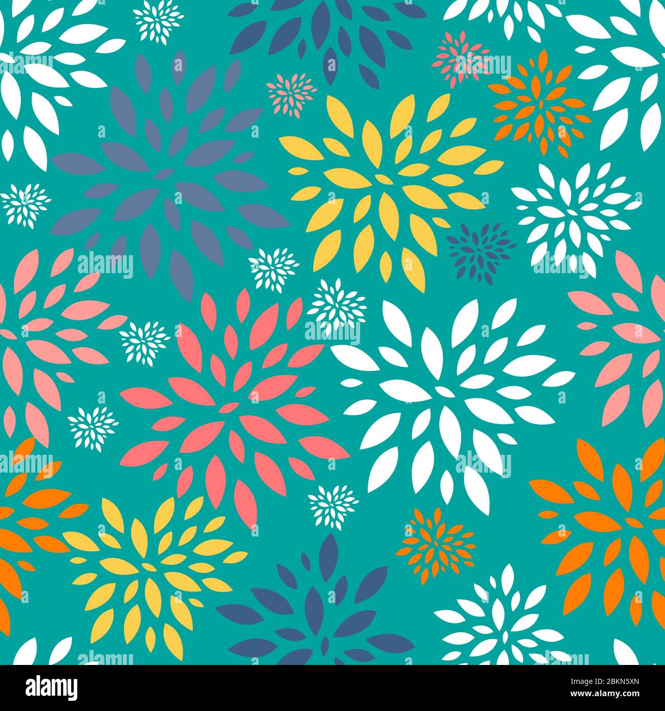 Floral Seamless Pattern Background for Wedding and Birthday. Vector ...
