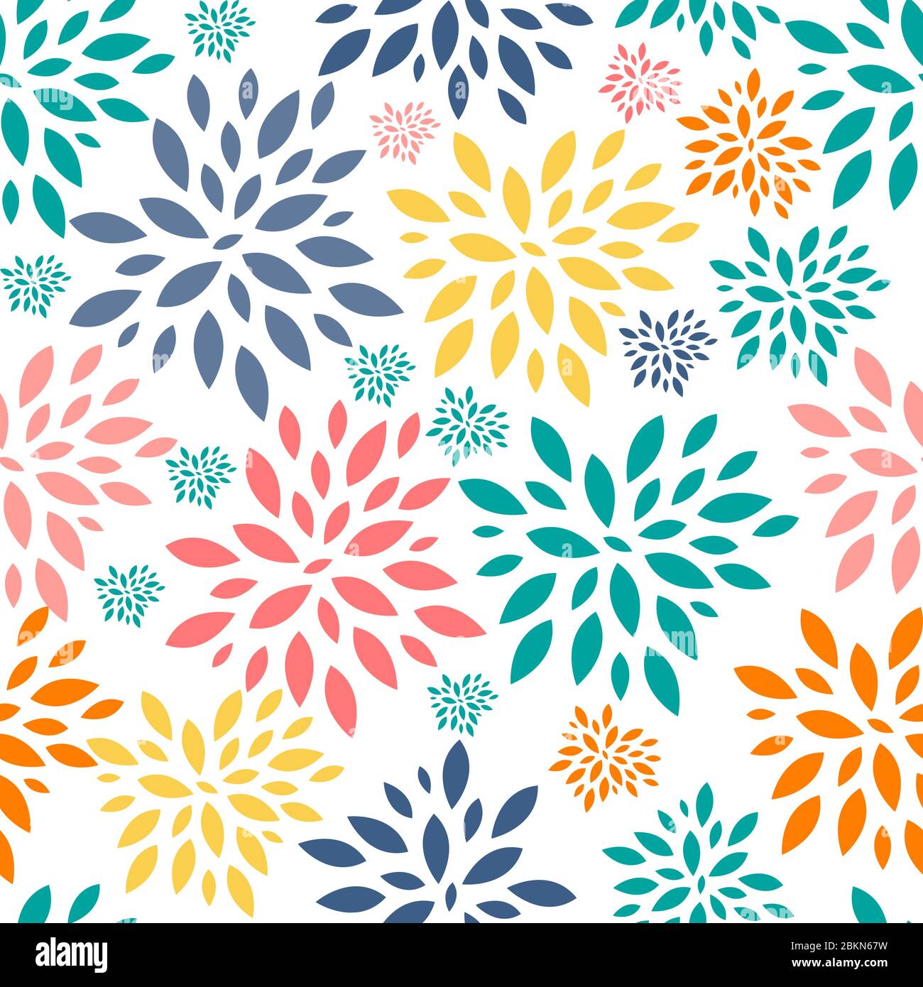 Floral Seamless Pattern Background for Wedding and Birthday. Vector ...