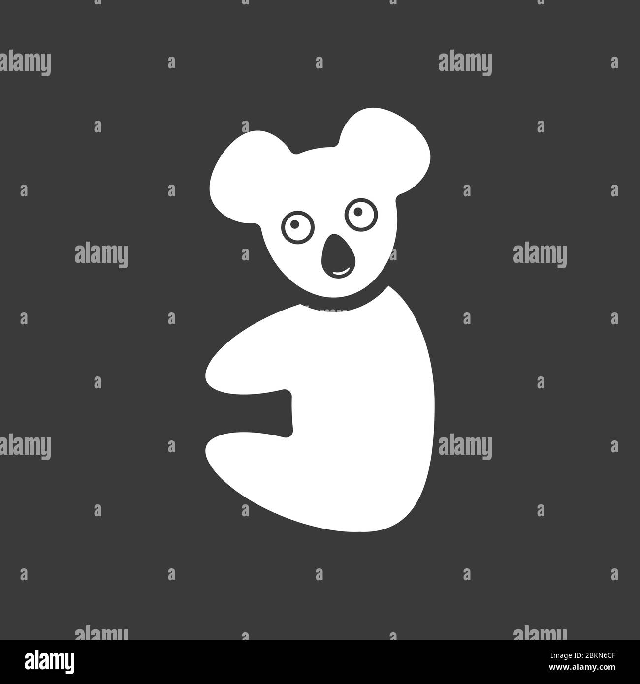 Koala bear icon animal symbol, logo, symbol Stock Vector Image & Art