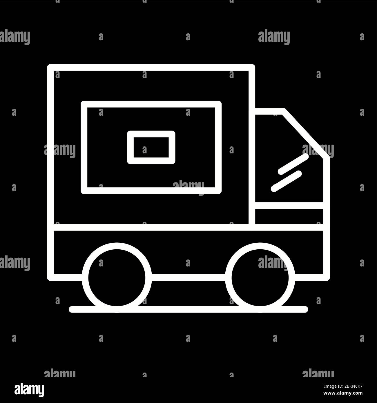 Beautiful Van Vector line icon Stock Vector Image & Art - Alamy