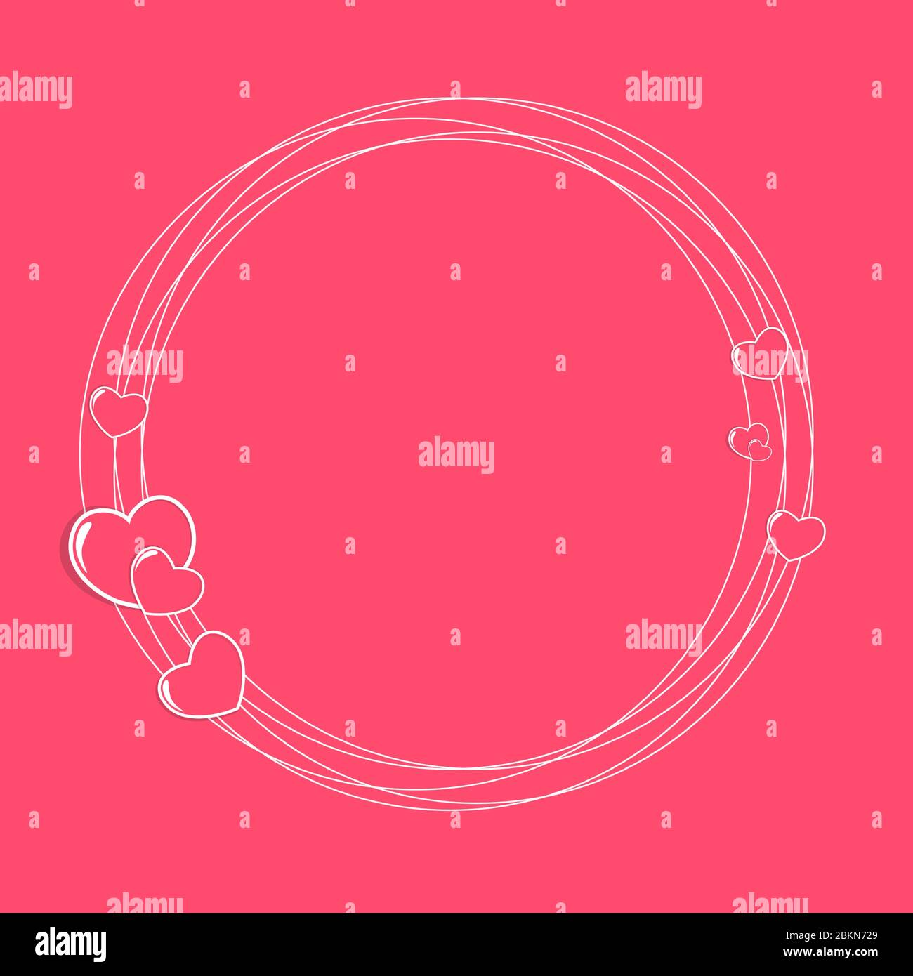 Happy Valentines Day Card. Vector Illustration Stock Vector Image & Art ...