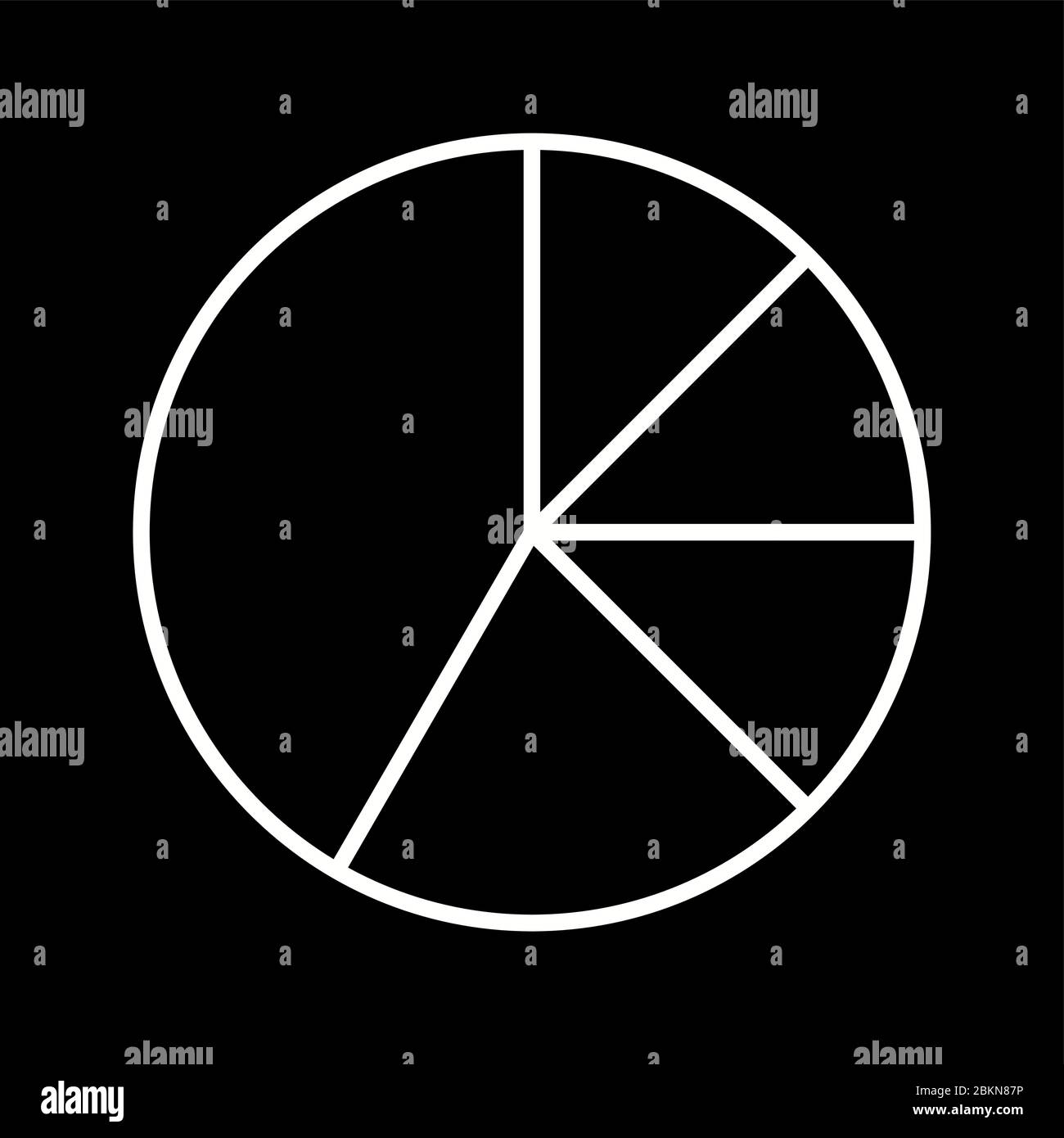 Beautiful Pie chart vector line icon Stock Vector Image & Art - Alamy