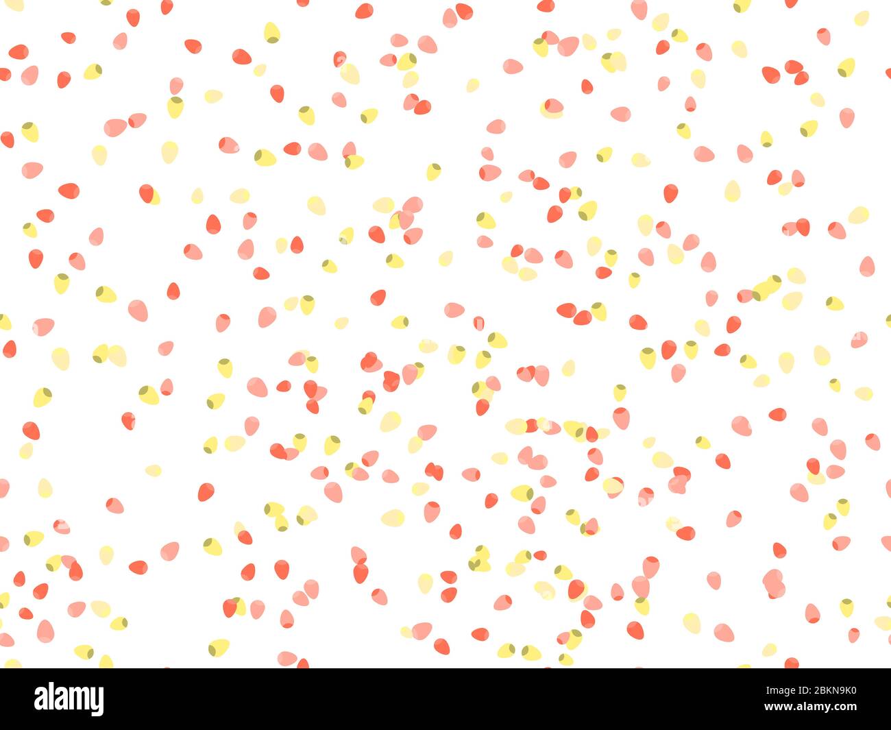 Seeds seamless pattern. Tomato seeds on a white background. Vector illustration Stock Vector