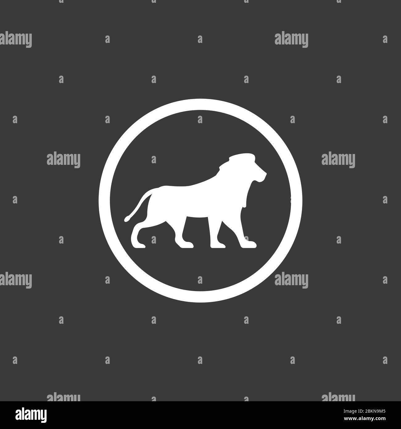 Lion vector icon. Key ideas is business, design, branding Stock Vector ...