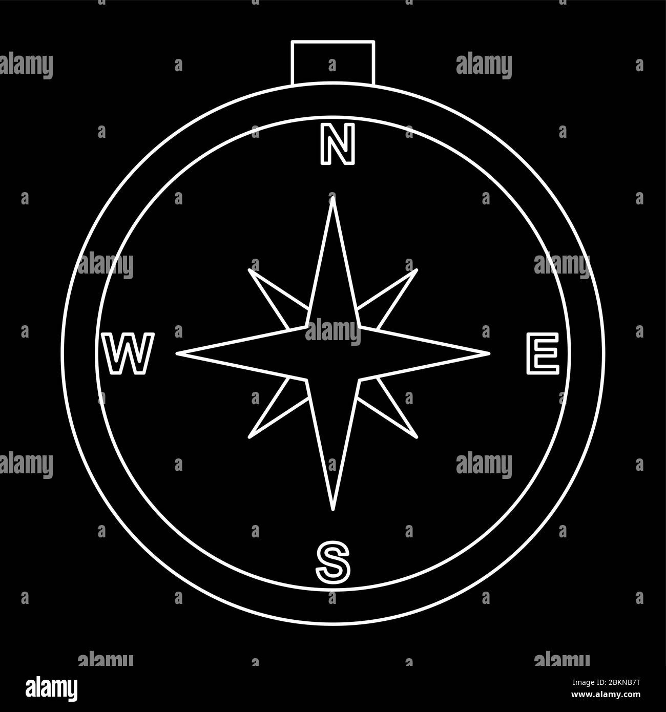 Beautiful compass vector Black and White Stock Photos & Images - Alamy