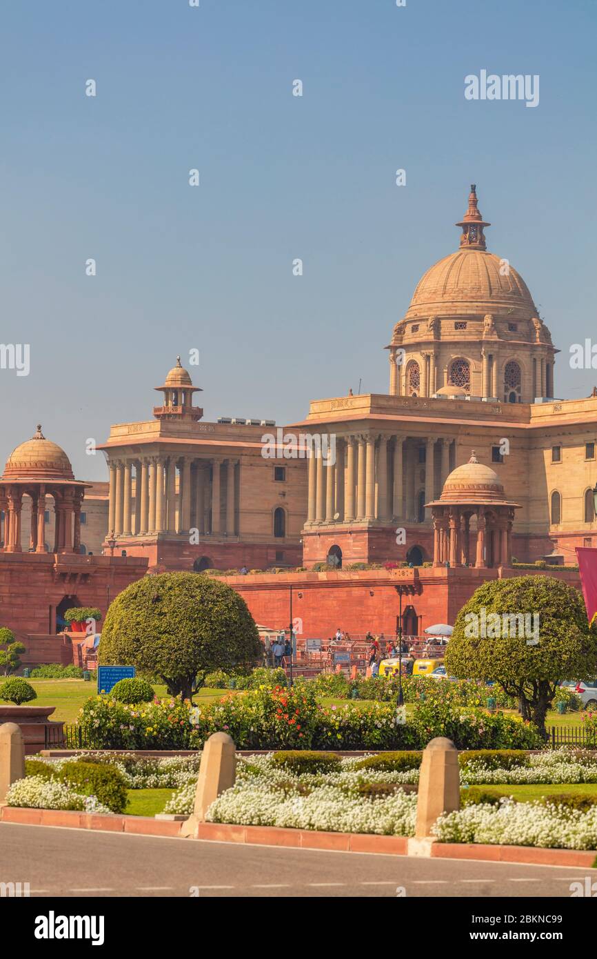 Government offices, Secretariat Building, 1930, New Delhi, India Stock Photo