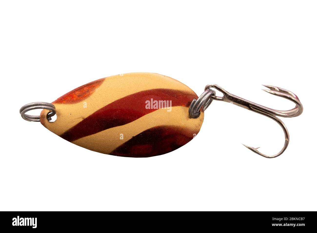 Fishing baits isolated on white background bass . Stock Photo