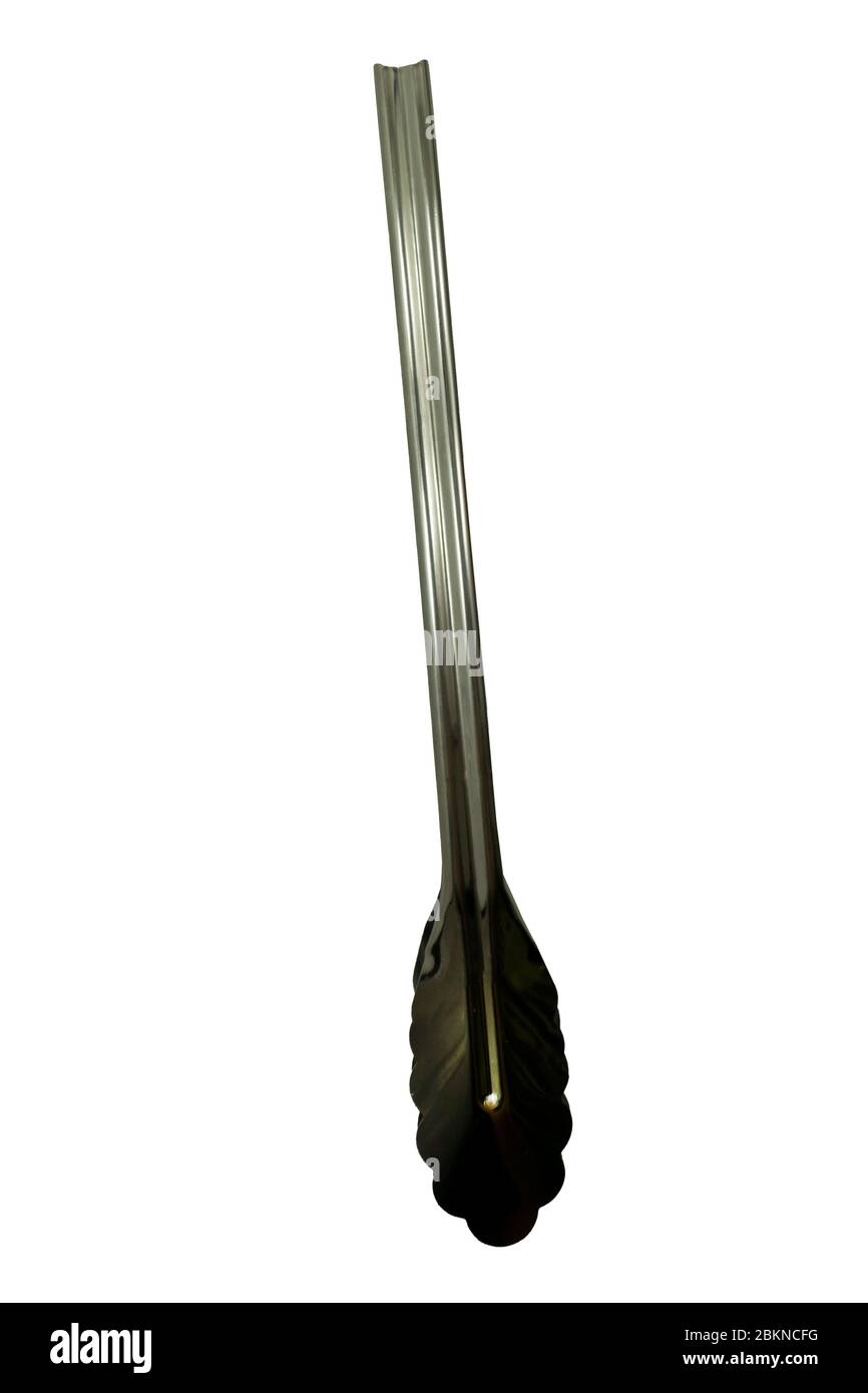 serving tongs isolated on a white background . Stock Photo