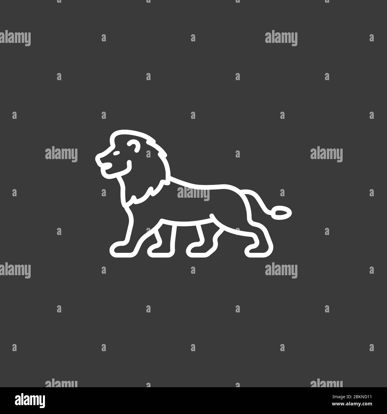 Lion vector icon. Key ideas is business, design, branding Stock Vector ...