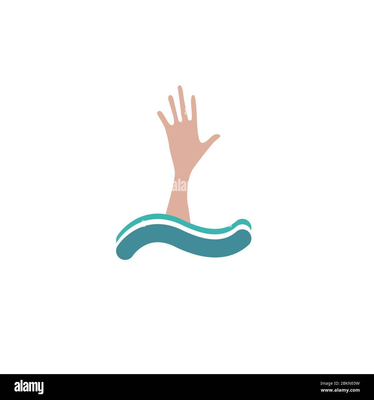 Drowning river Stock Vector Images - Alamy