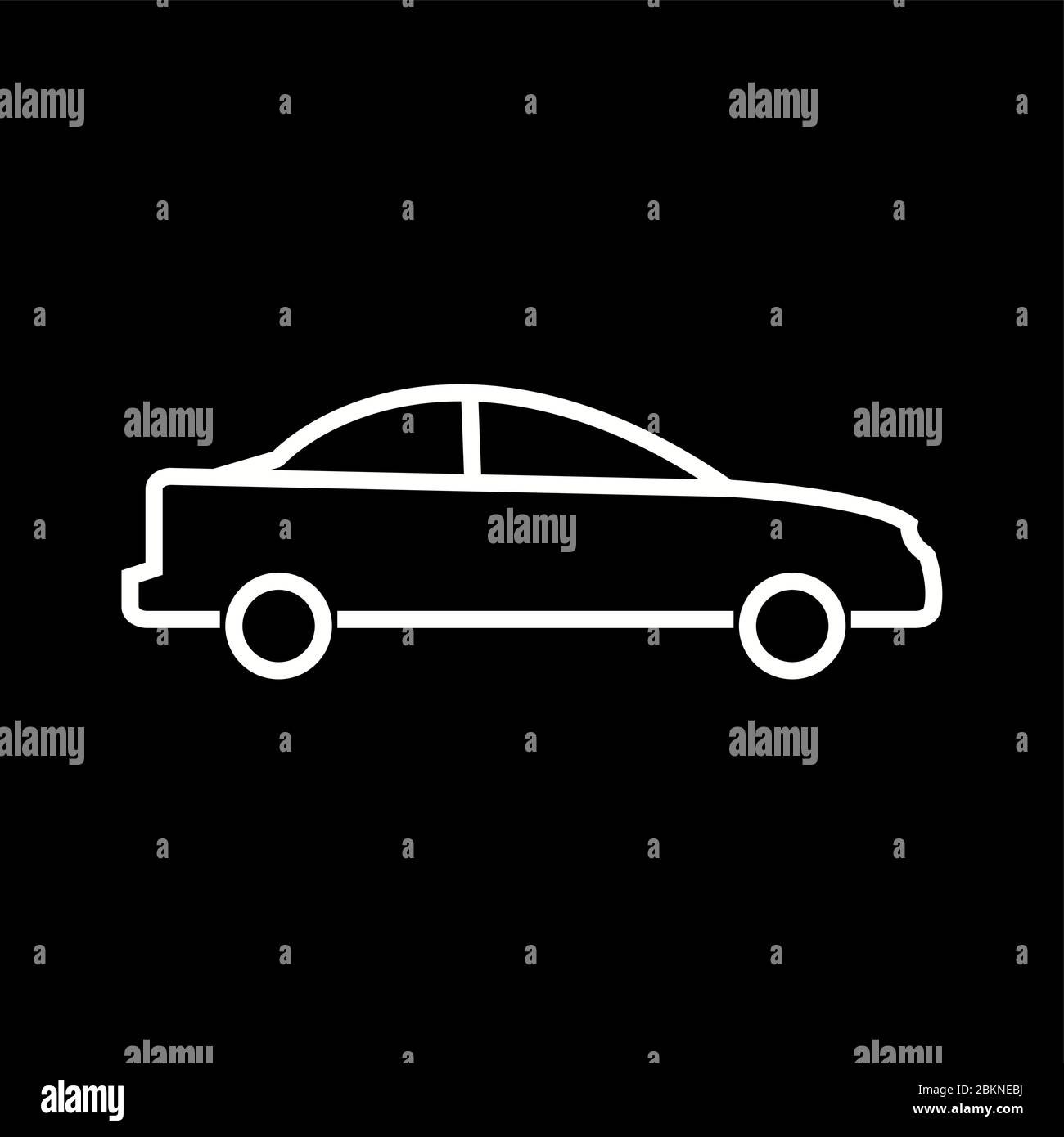 Beautiful Car vector line icon Stock Vector Image & Art - Alamy