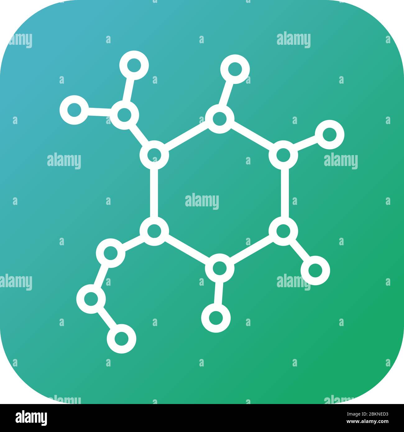 Beautigul science vector line icon Stock Vector
