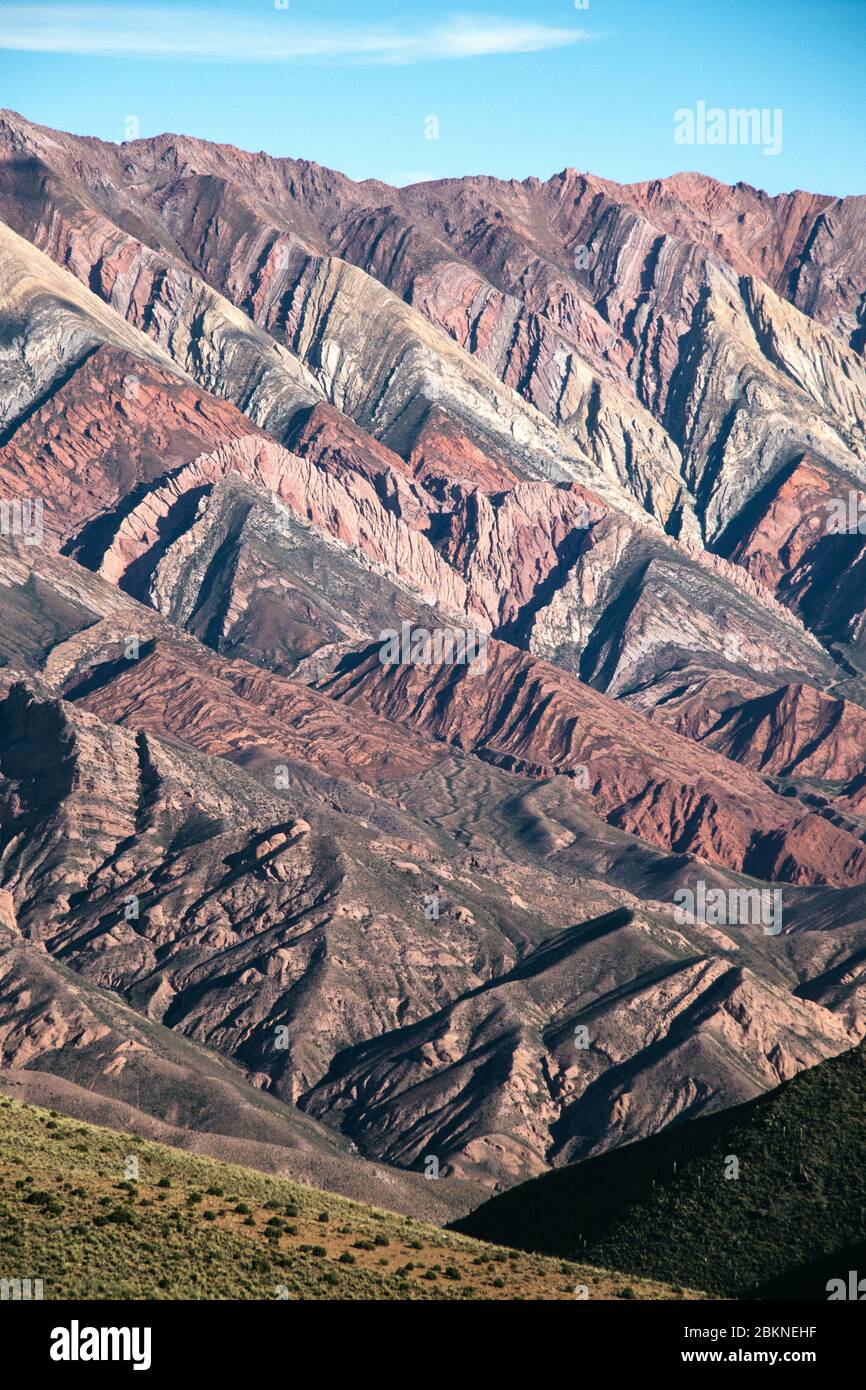 Serrania Del Hornocal Cerro De Los 14 Colores Salta Province Jujuy Serrania Del Hornocal Cerro De Los 14 Colores Salta Province Jujuy