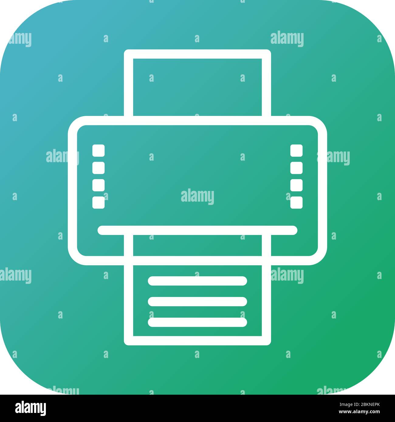 Beautiful Printer vector line icon Stock Vector Image & Art - Alamy