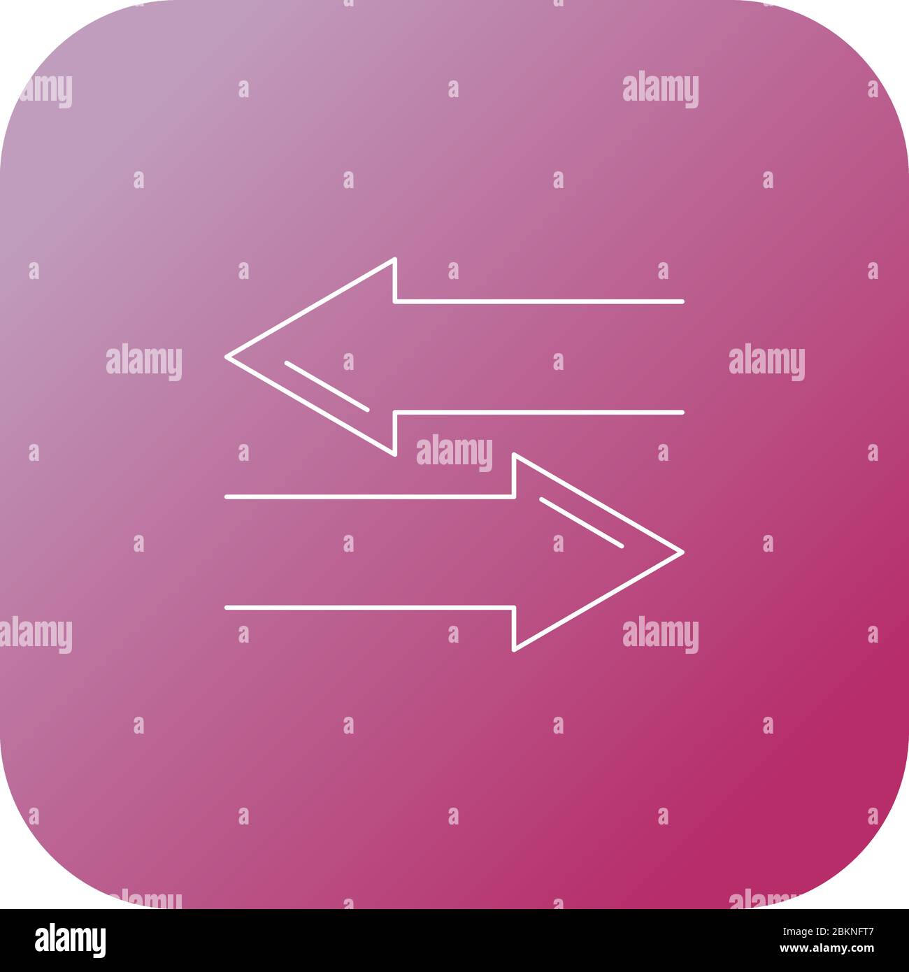 Left Right arrows line icon Stock Vector Image & Art - Alamy